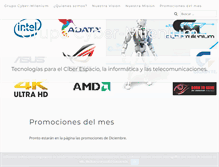 Tablet Screenshot of cyber-milenium.com